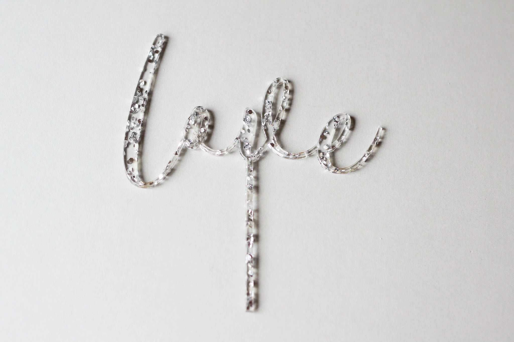 Love Cake Topper, Wedding Cake Topper