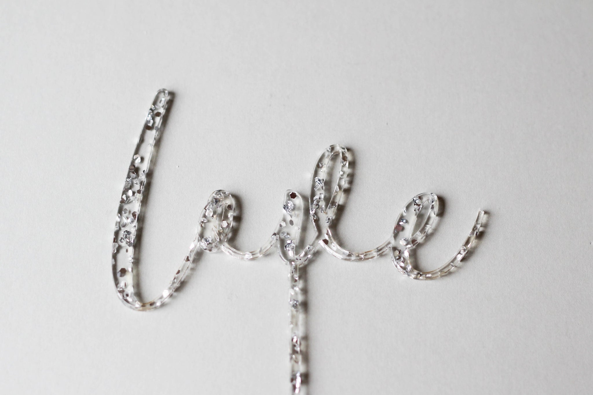 Love Cake Topper, Wedding Cake Topper