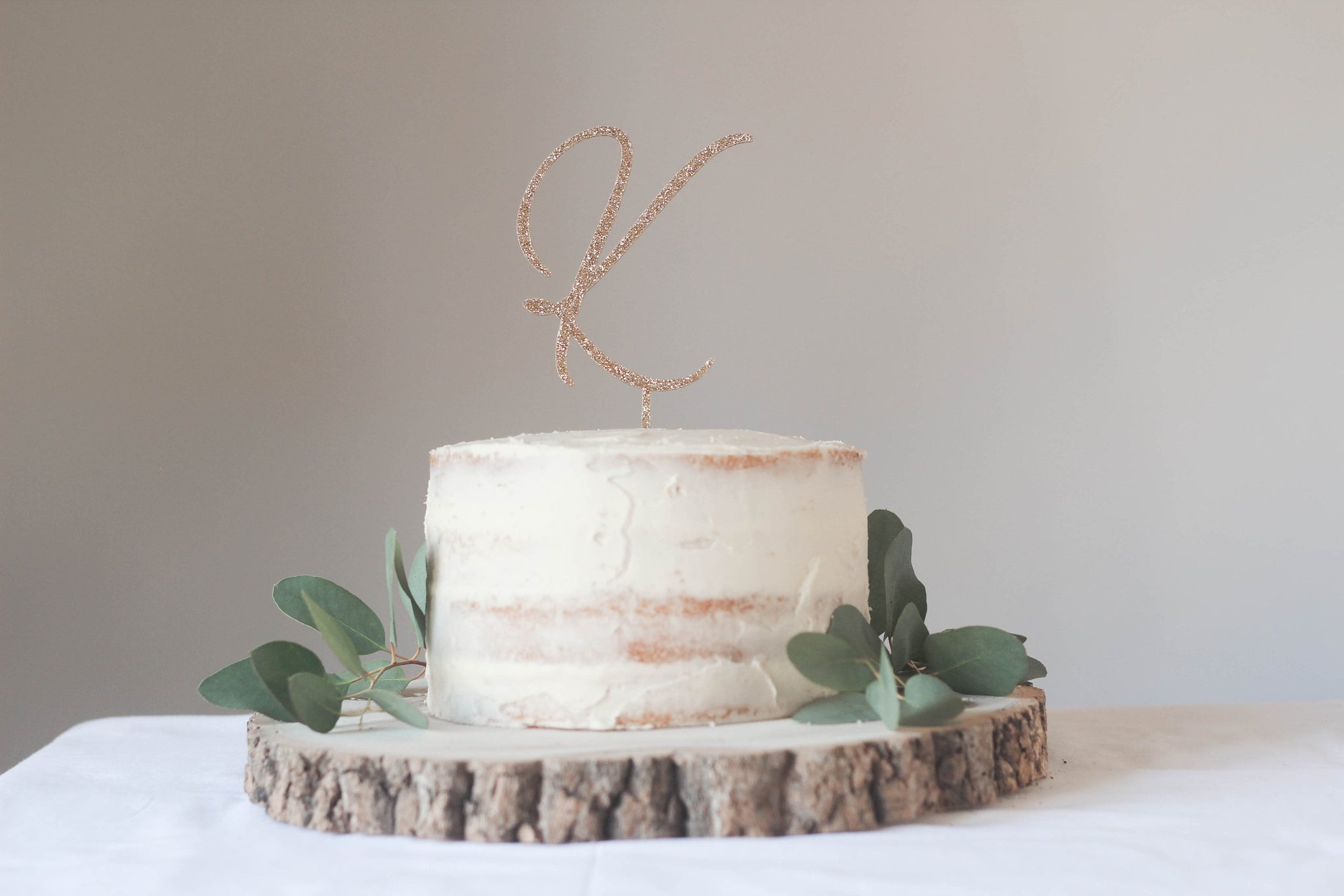 Custom Initial Wedding Cake Topper