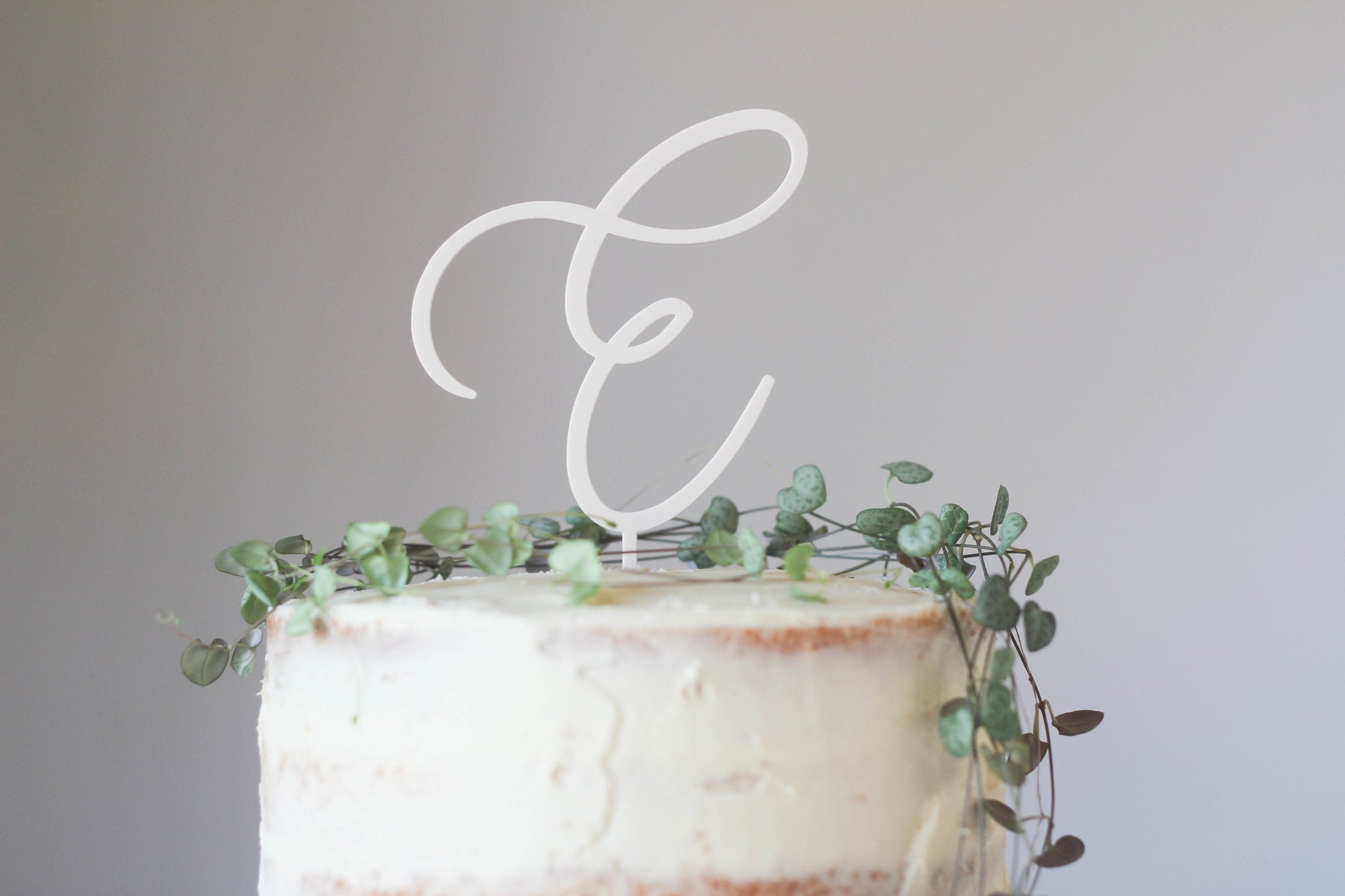 Custom Initial Wedding Cake Topper