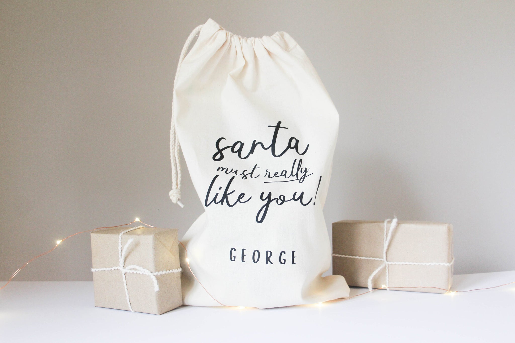 Personalised Santa Sack, Custom Santa Sack