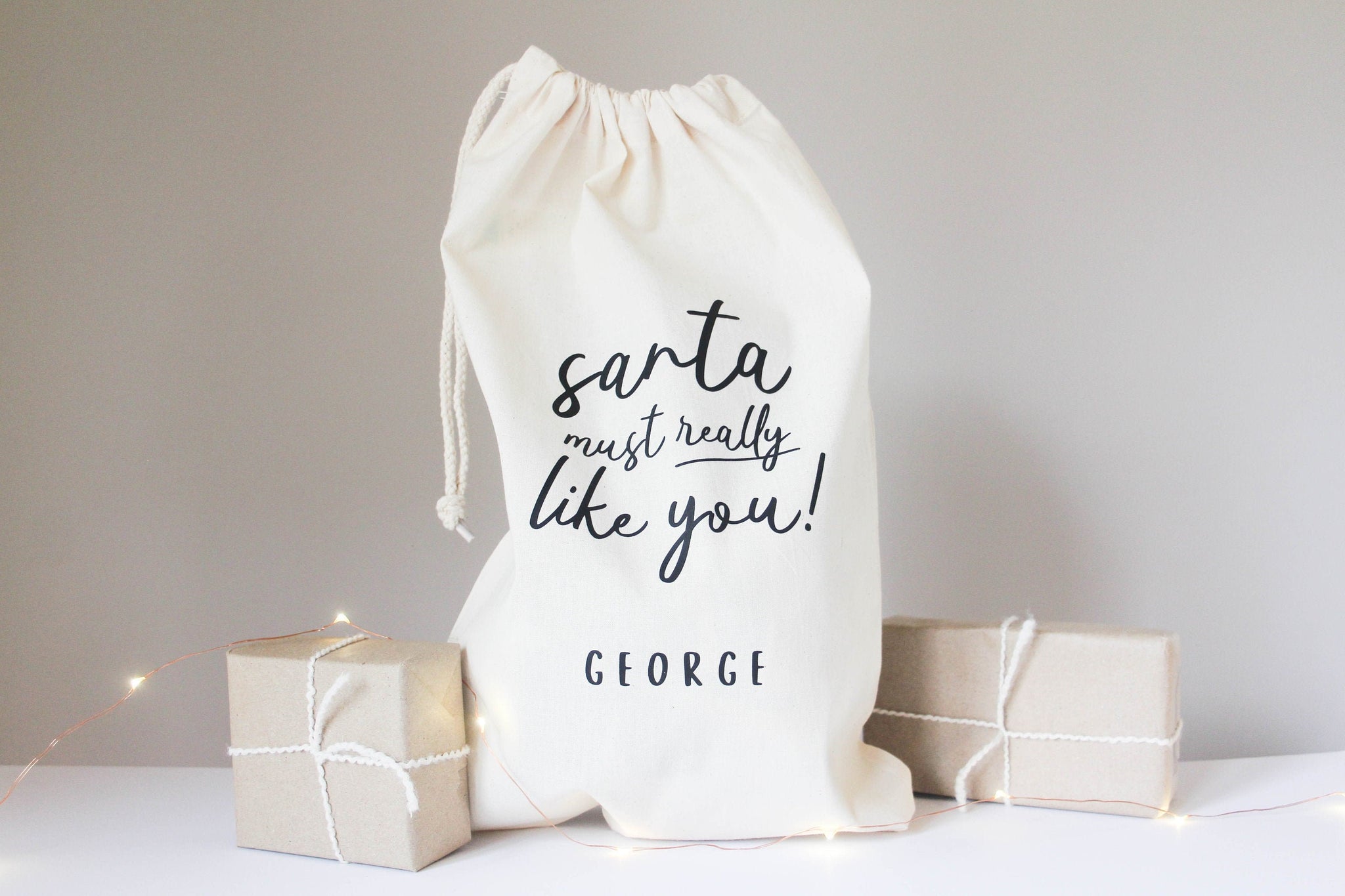 Personalised Santa Sack, Custom Santa Sack