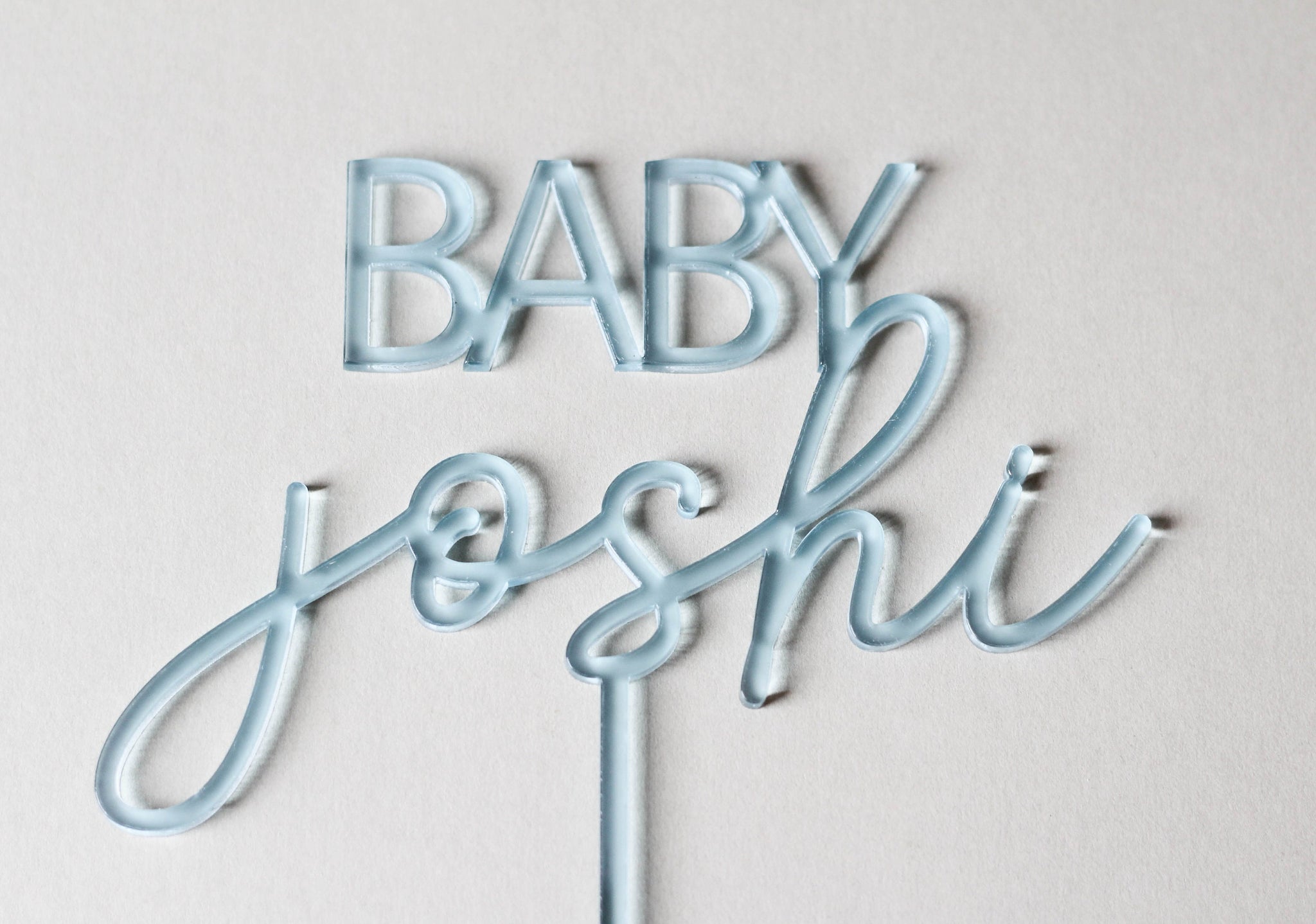 Baby Shower Birthday Cake Topper, Personalised Cake Topper
