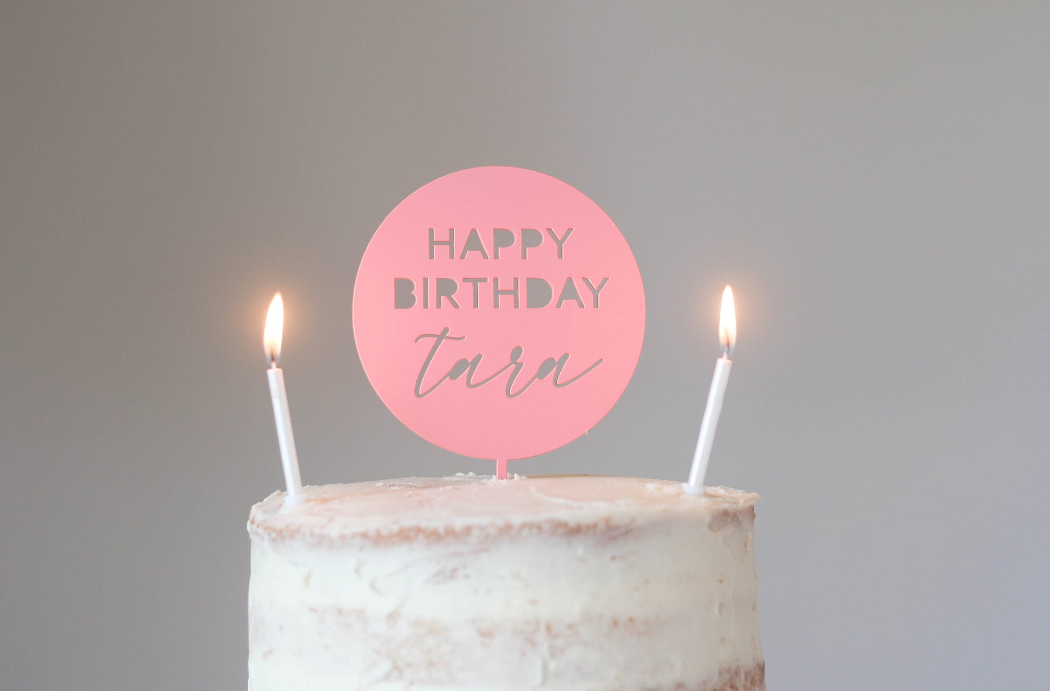 Happy Birthday Cake Topper, Personalised Cake Topper