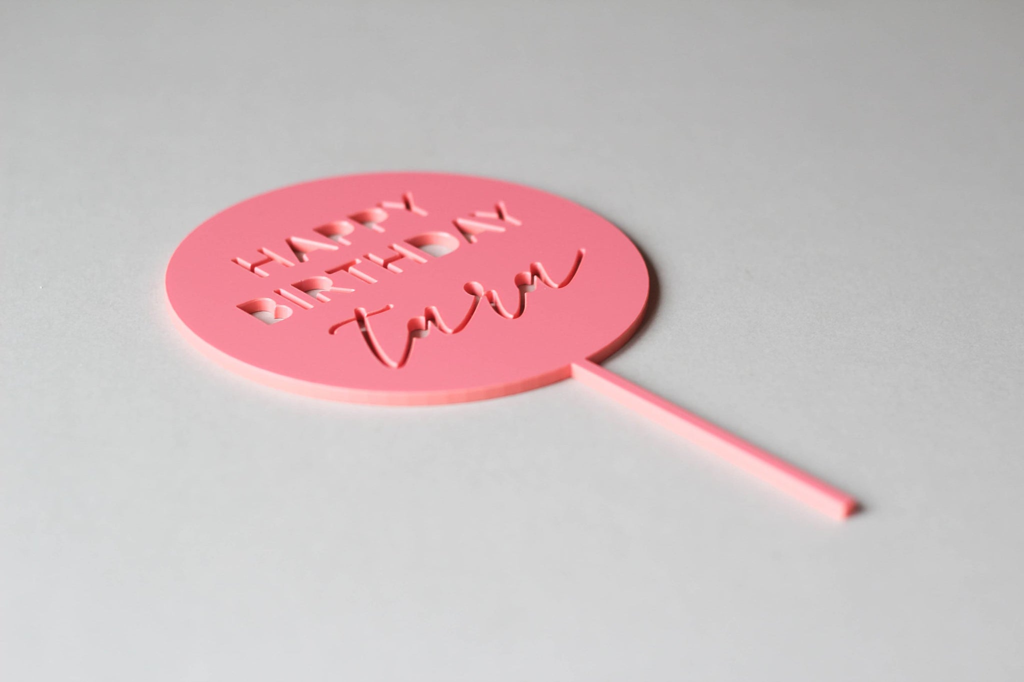 Happy Birthday Cake Topper, Personalised Cake Topper