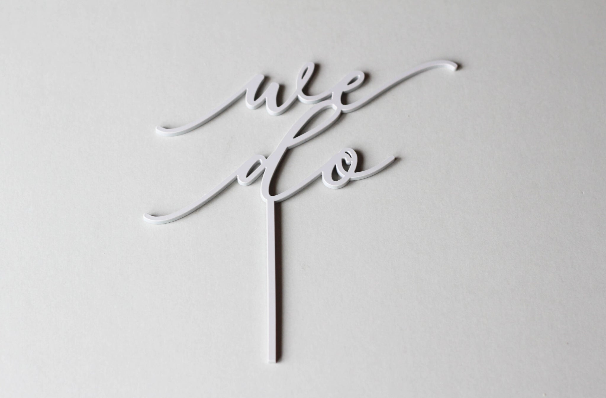 We Do Cake Topper, Wedding Cake Topper