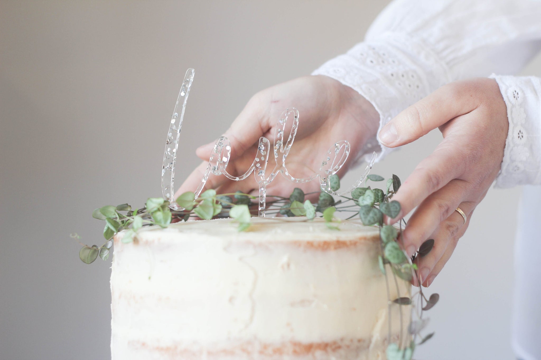 Love Cake Topper, Wedding Cake Topper