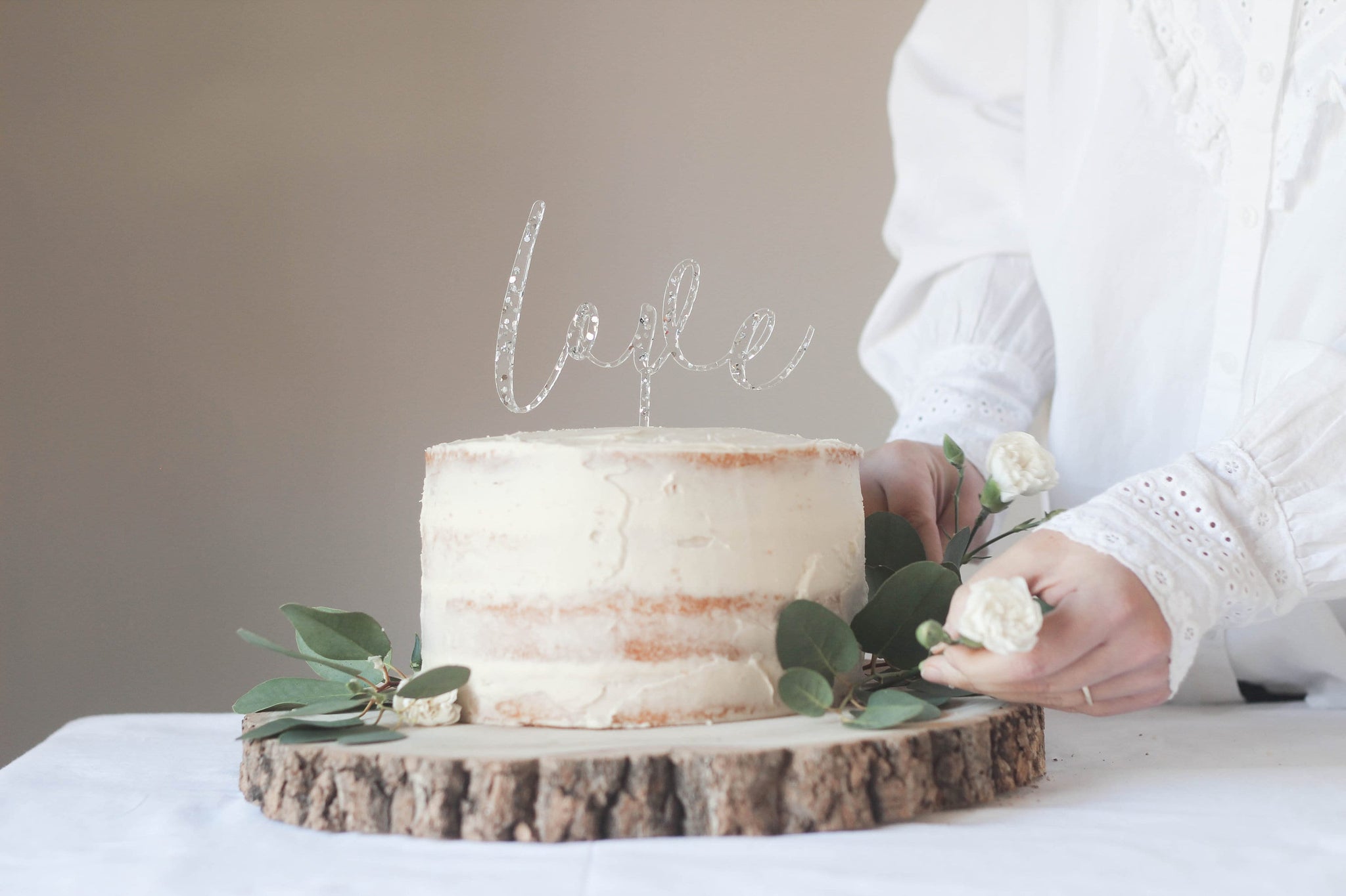 Love Cake Topper, Wedding Cake Topper