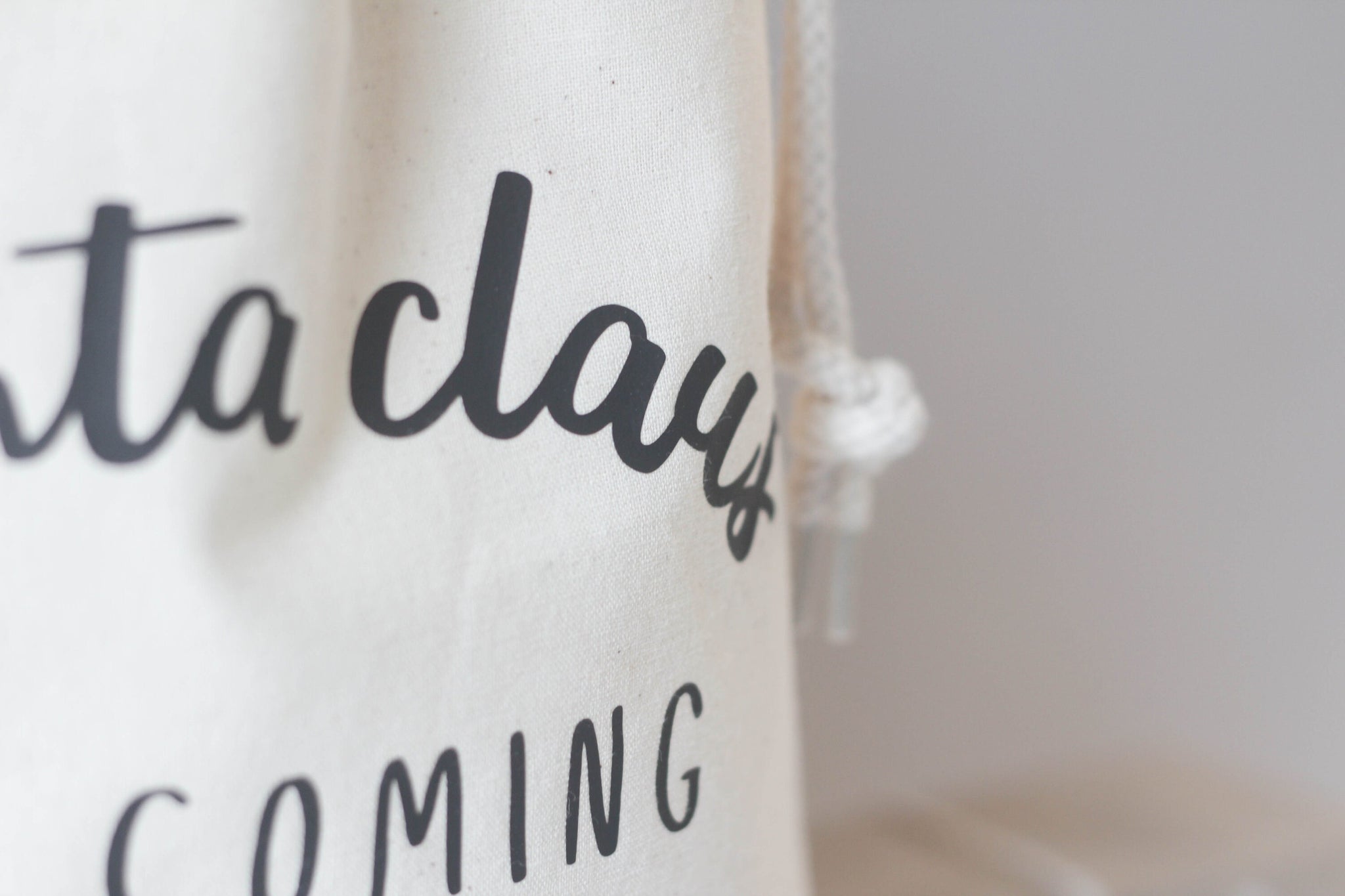 Personalised Santa Sack, Christmas Eve Bag
