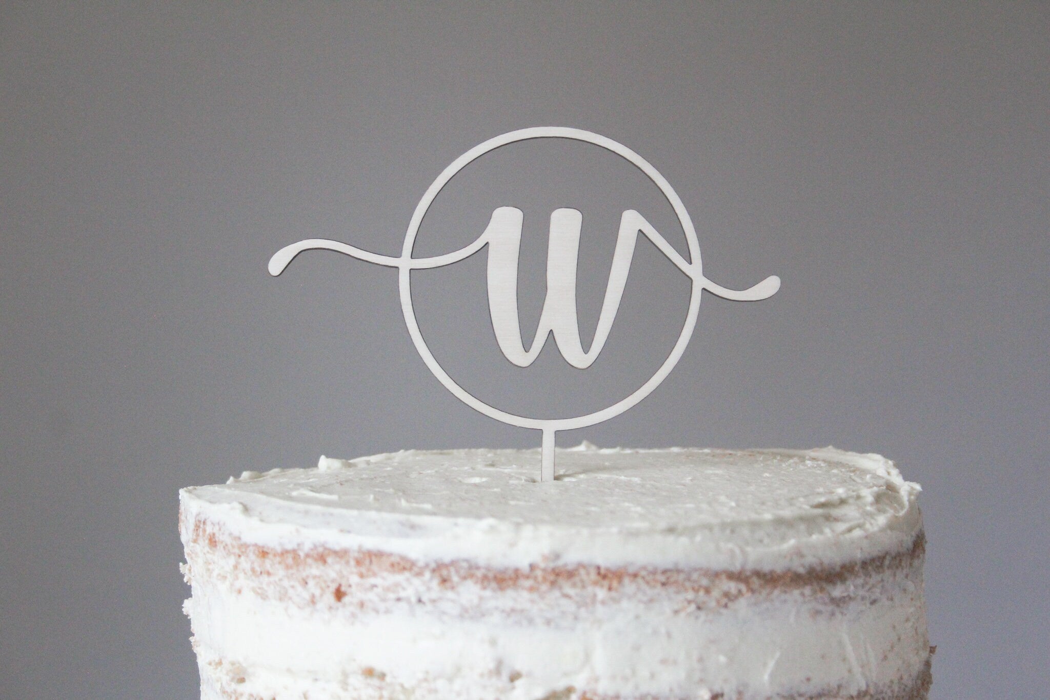Letter Wedding Cake Topper, Initial Wedding Topper