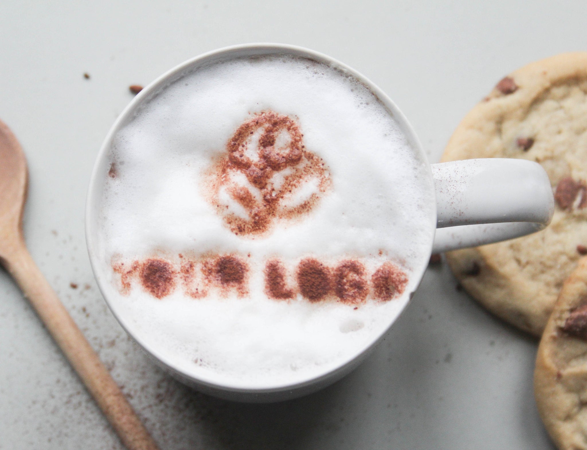 Custom Coffee Stencil For Business, Coffee Shop Stencil
