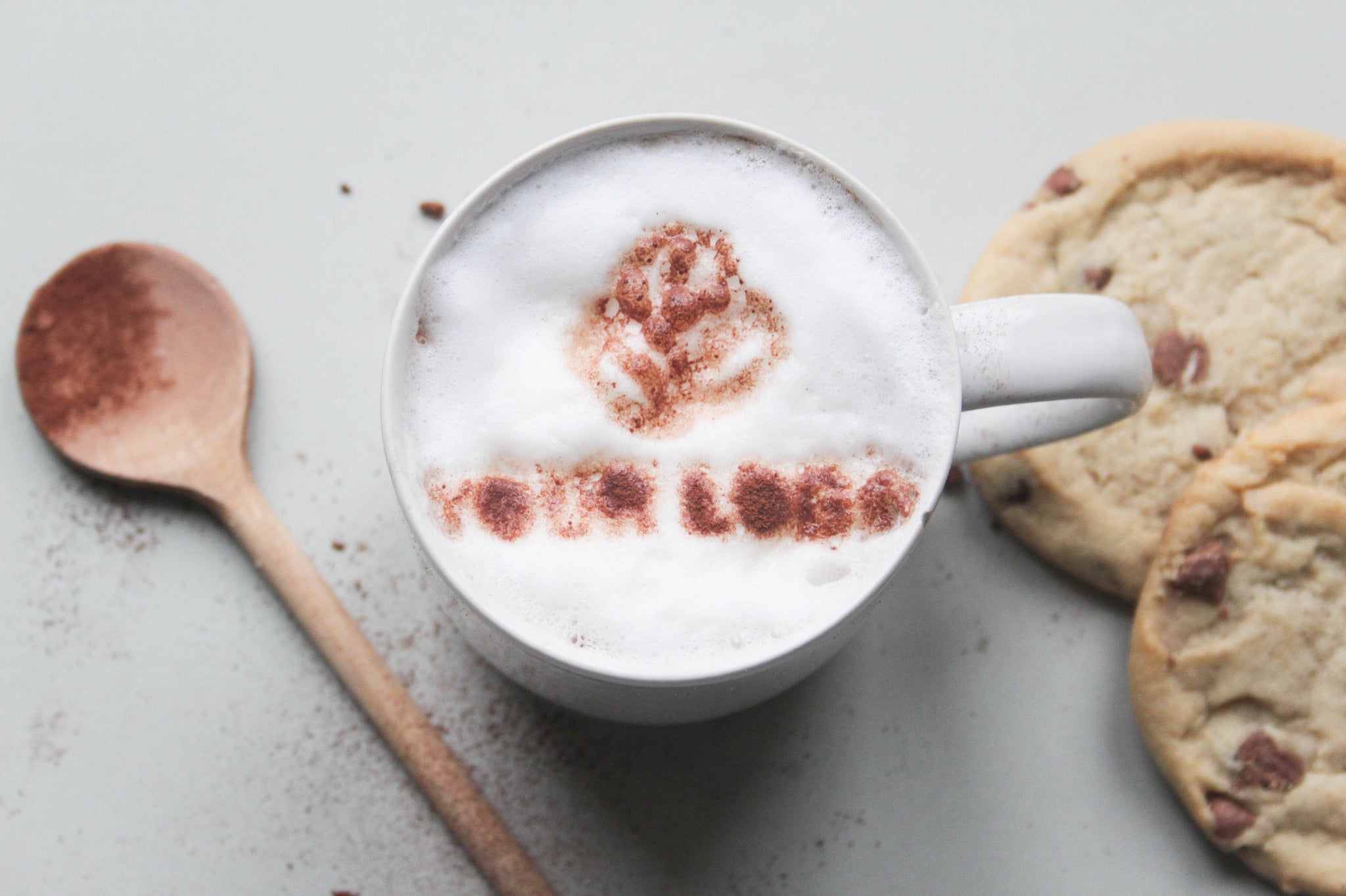 Custom Coffee Stencil For Business, Coffee Shop Stencil