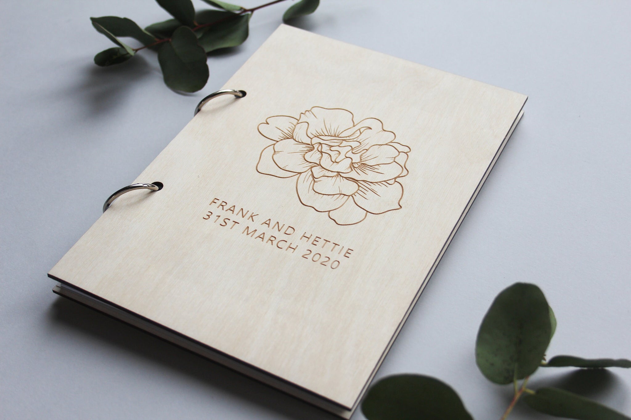 Floral Wedding Guestbook, Botanical Guestbook