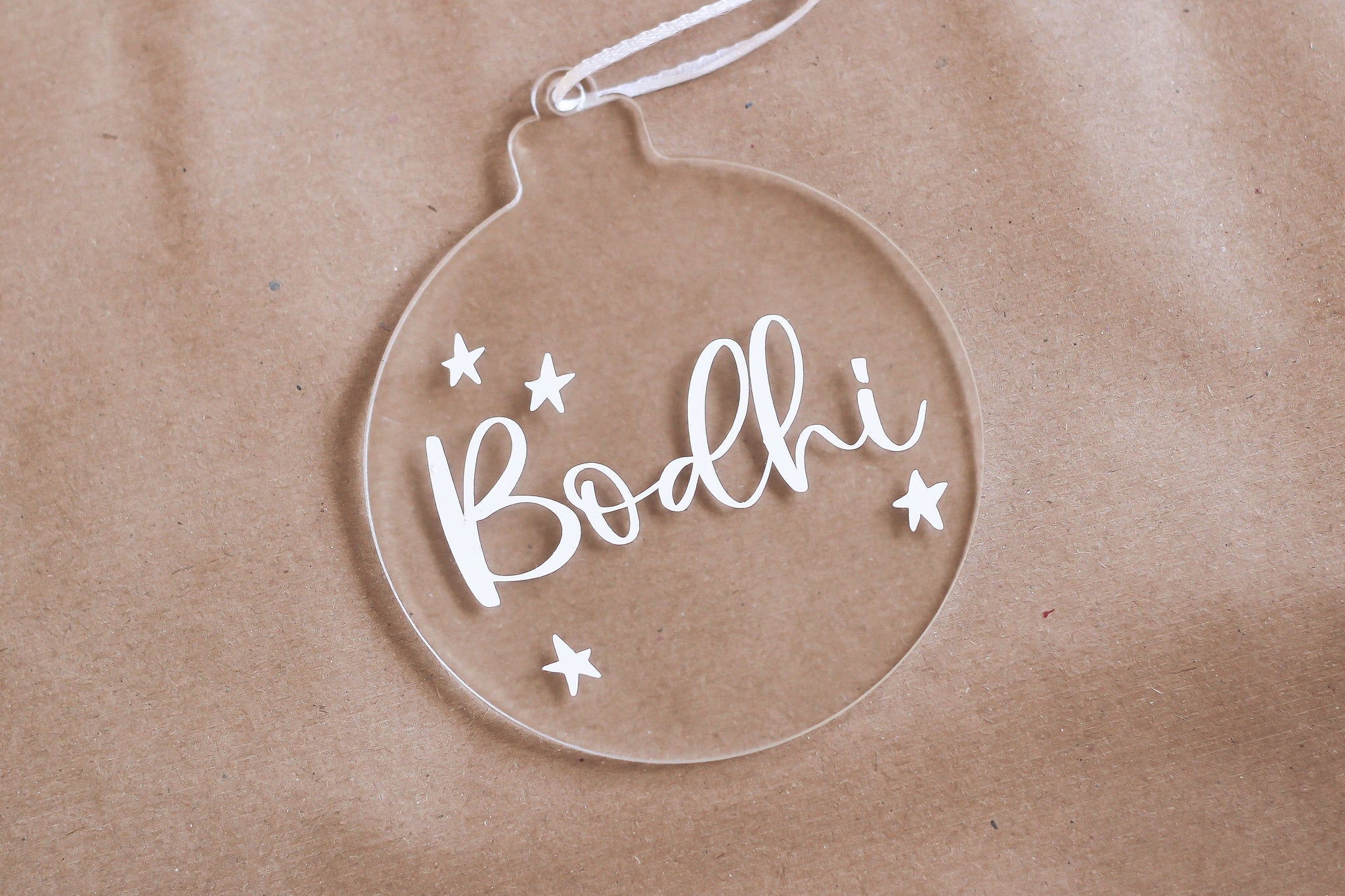 Personalised Name Bauble, My First Christmas
