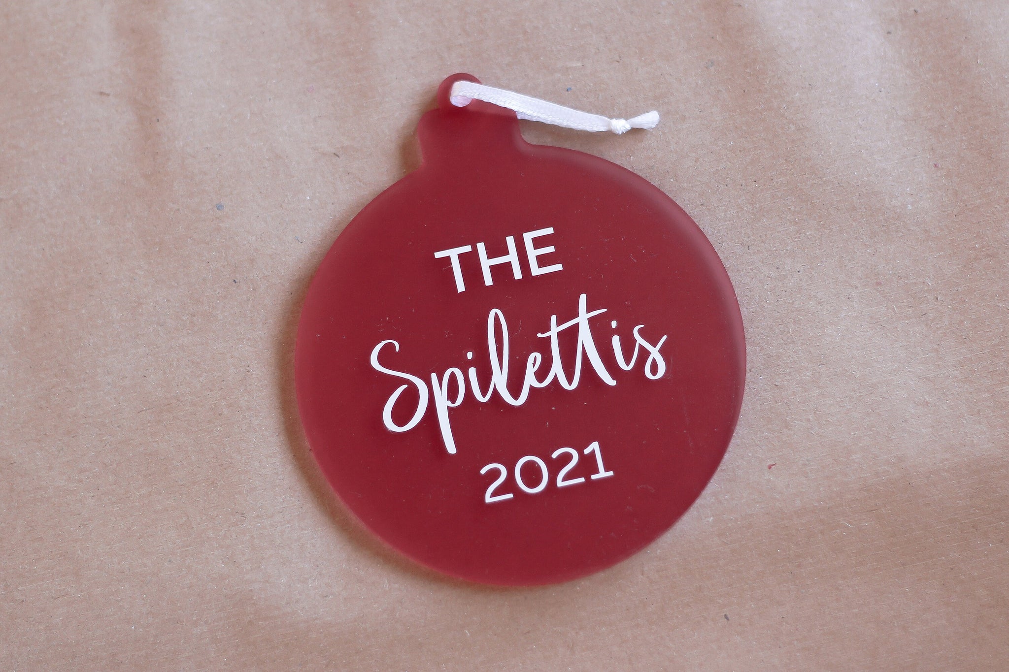 Personalised Tree Decoration, Our 1st Christmas