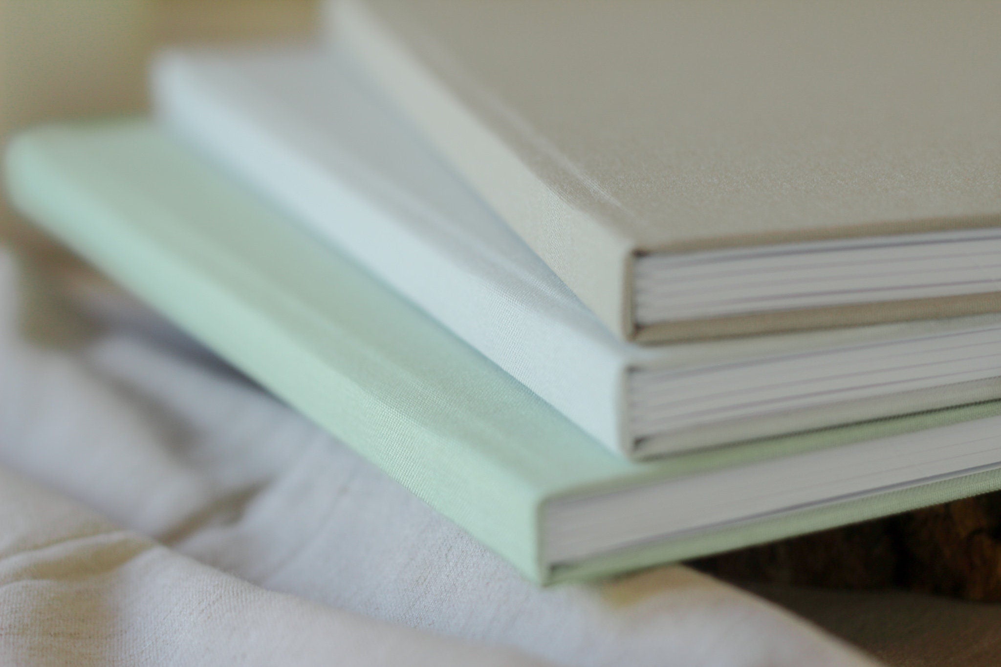 Last Name Wedding Guest Book, Linen Wedding Guest Book